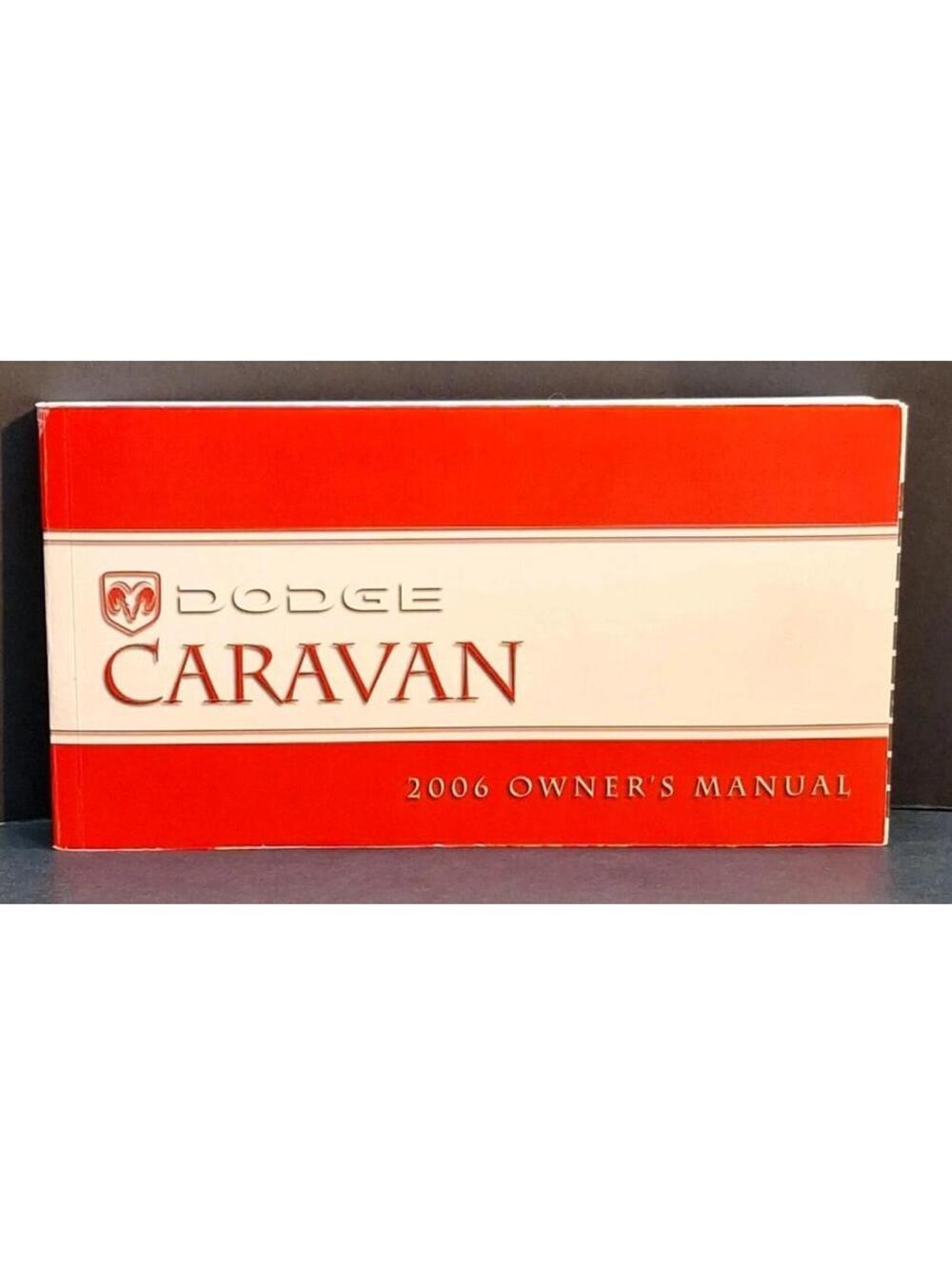 2006 Dodge Caravan Owners Manual Guide Handbook OEM Original